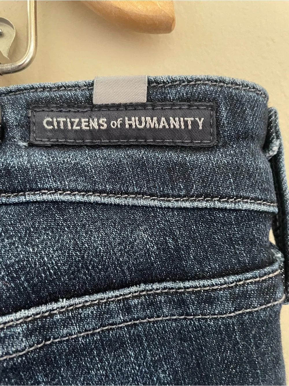 Citizens of Humanity Arielle Petite Mid-Rise Slim Jeans Dark Wash Sz 30 - Picture 6 of 6